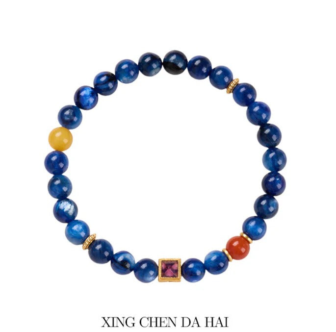 6MM kyanite bracelet women inspire creativity inspiration essence soul