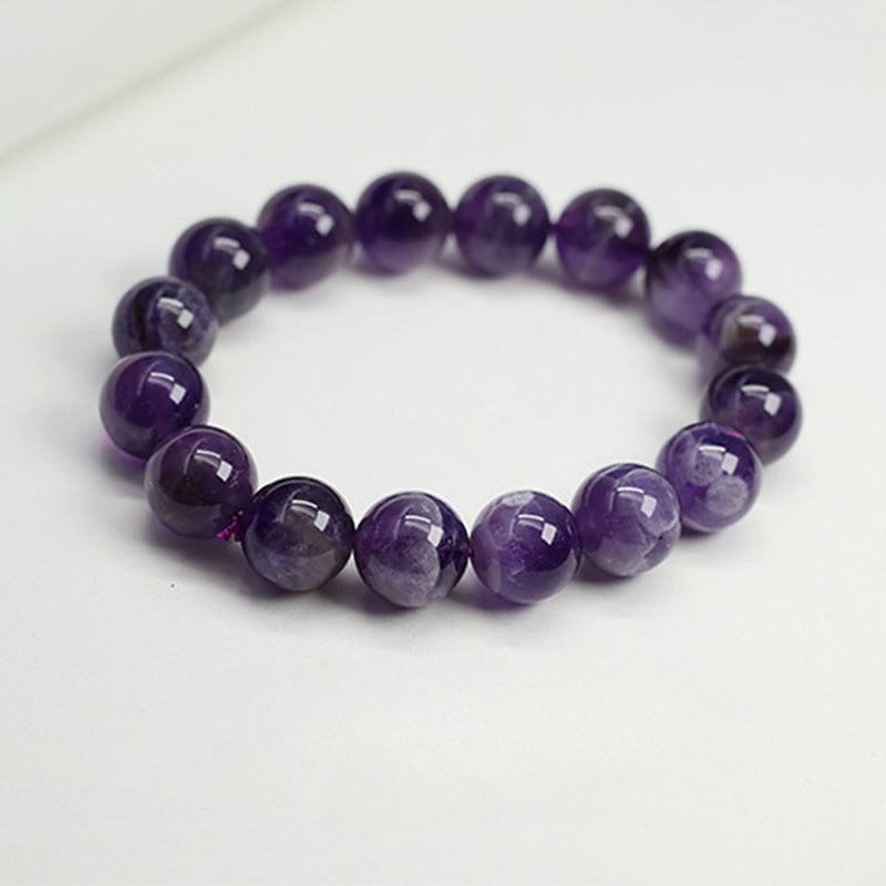 Natural amethyst bracelet female dream amethyst good luck empowered happiness