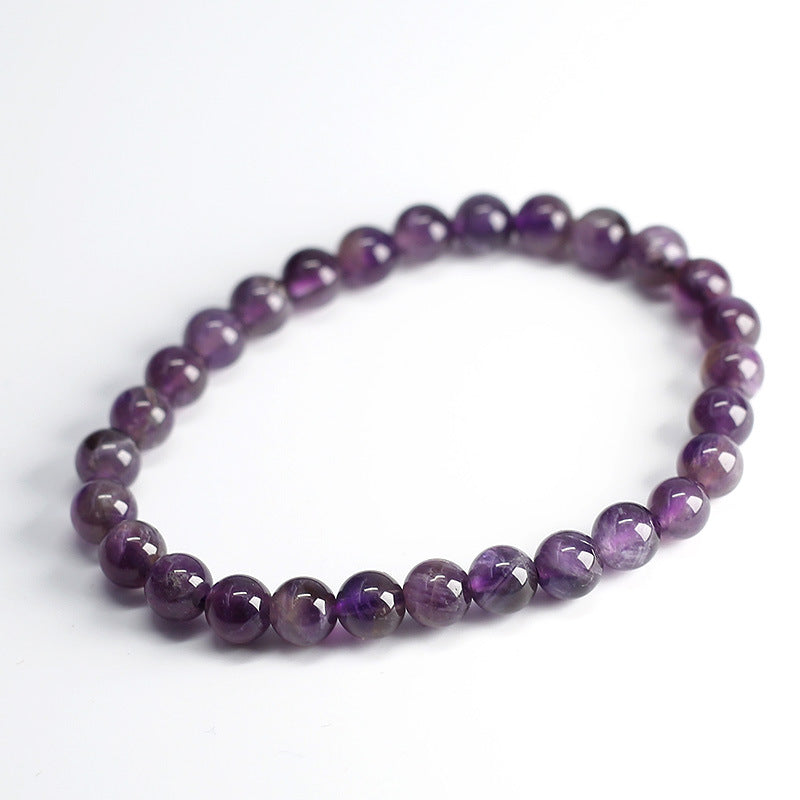 Natural amethyst bracelet female dream amethyst good luck empowered happiness