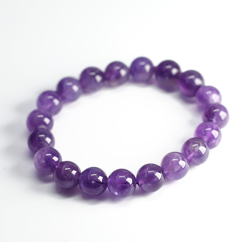 Natural amethyst bracelet female dream amethyst good luck empowered happiness