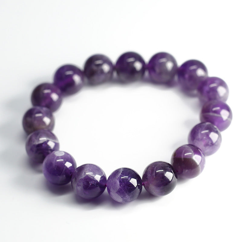 Natural amethyst bracelet female dream amethyst good luck empowered happiness