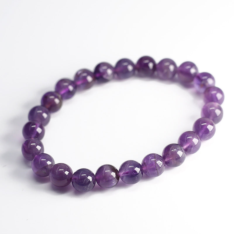 Natural amethyst bracelet female dream amethyst good luck empowered happiness