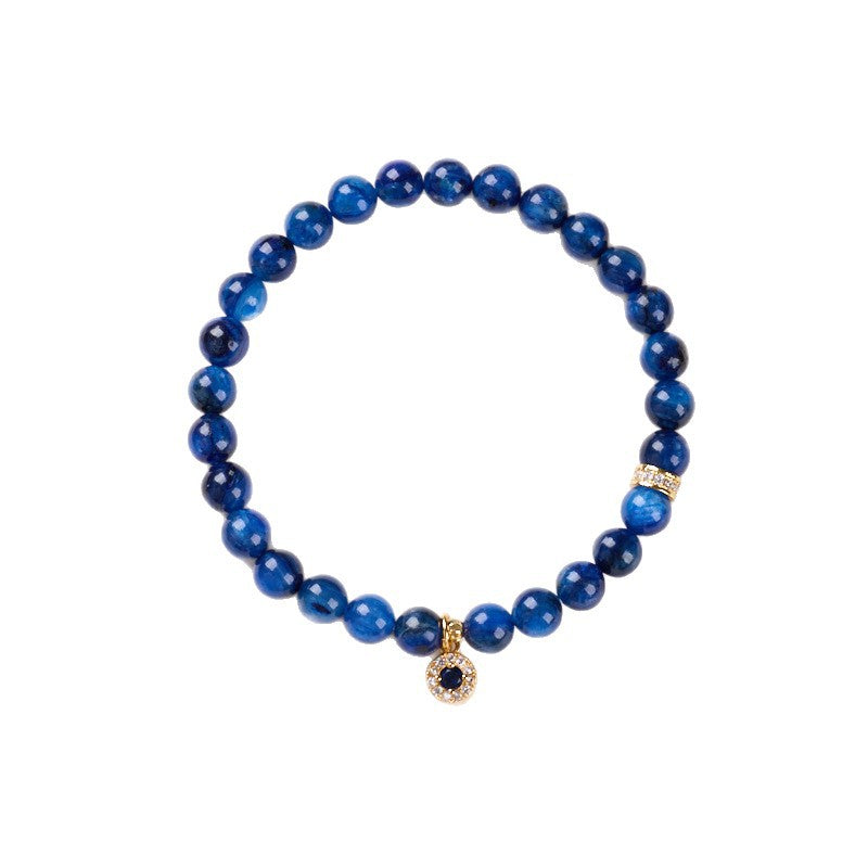 6MM kyanite bracelet protects energy and purifies the soul