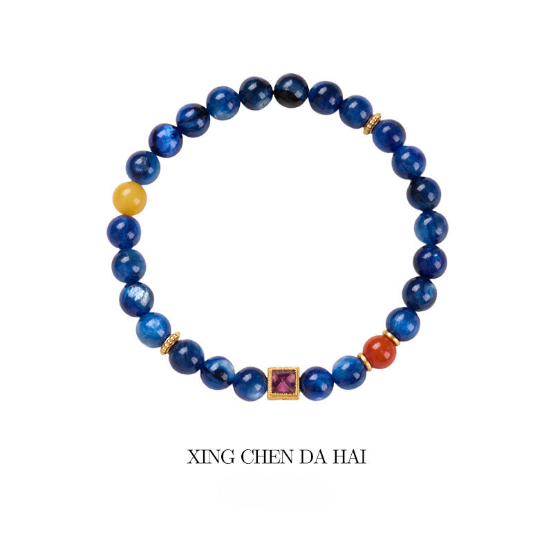 6MM kyanite bracelet women inspire creativity inspiration essence soul